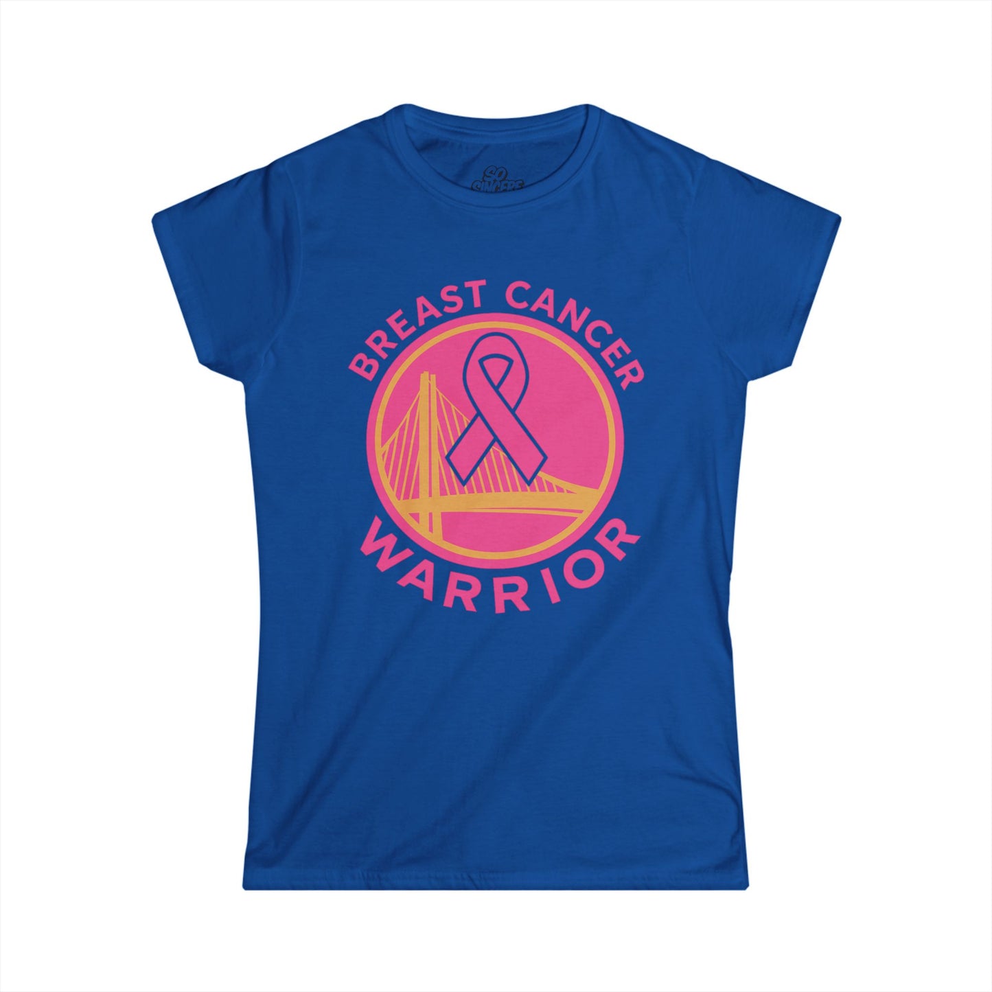 Women's Breast Cancer Warriors T-Shirt (Golden State) Support