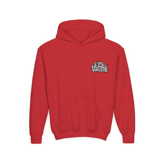 Youth Graphic Hoodie - Humble & Loyal Design, Teen Casual Wear and Gift Idea