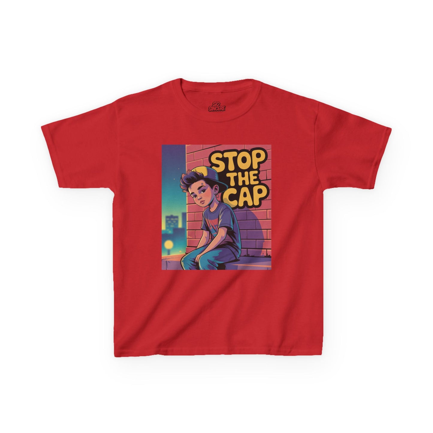 Kids Graphic Tee - Stop the Cap