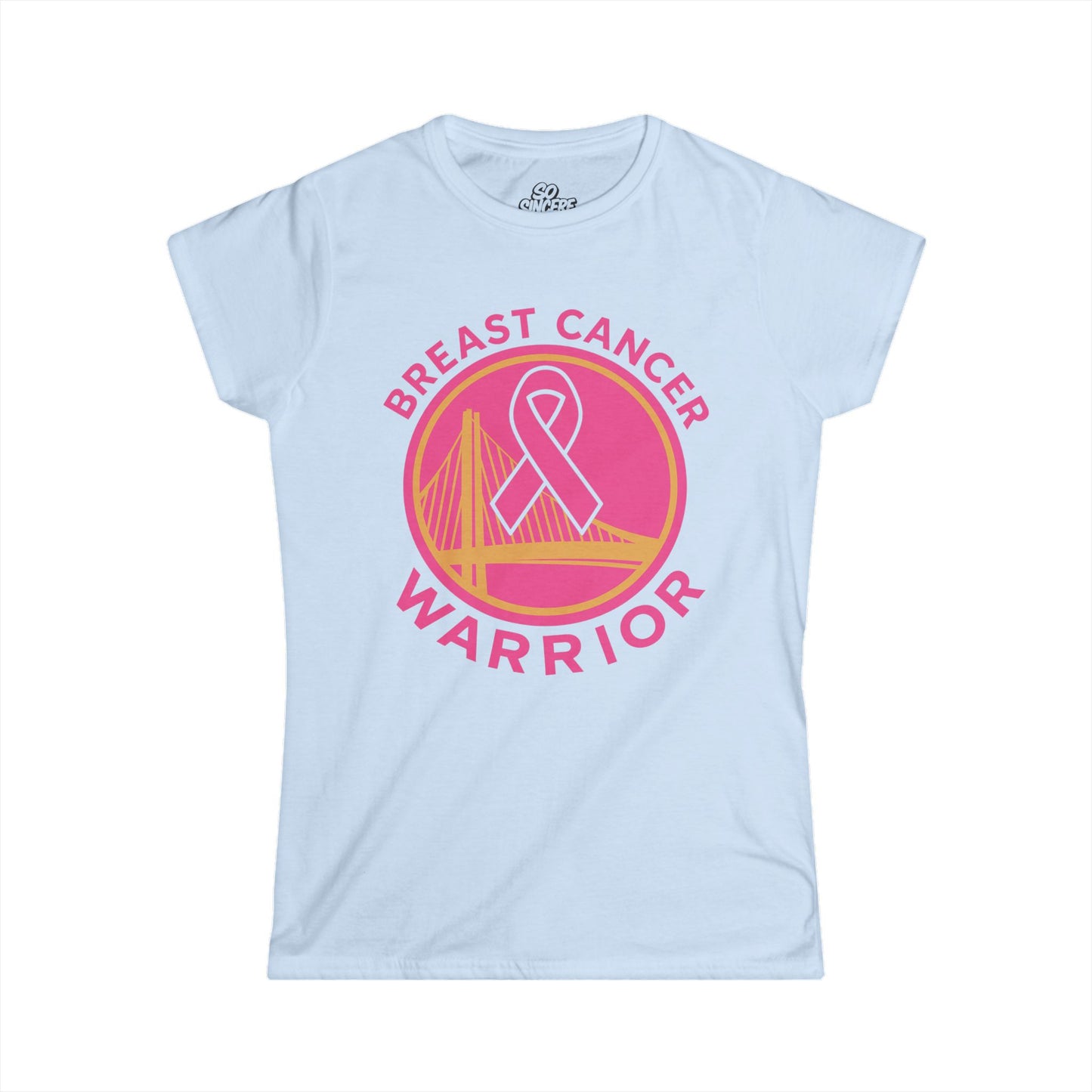 Women's Breast Cancer Warriors T-Shirt (Golden State) Support