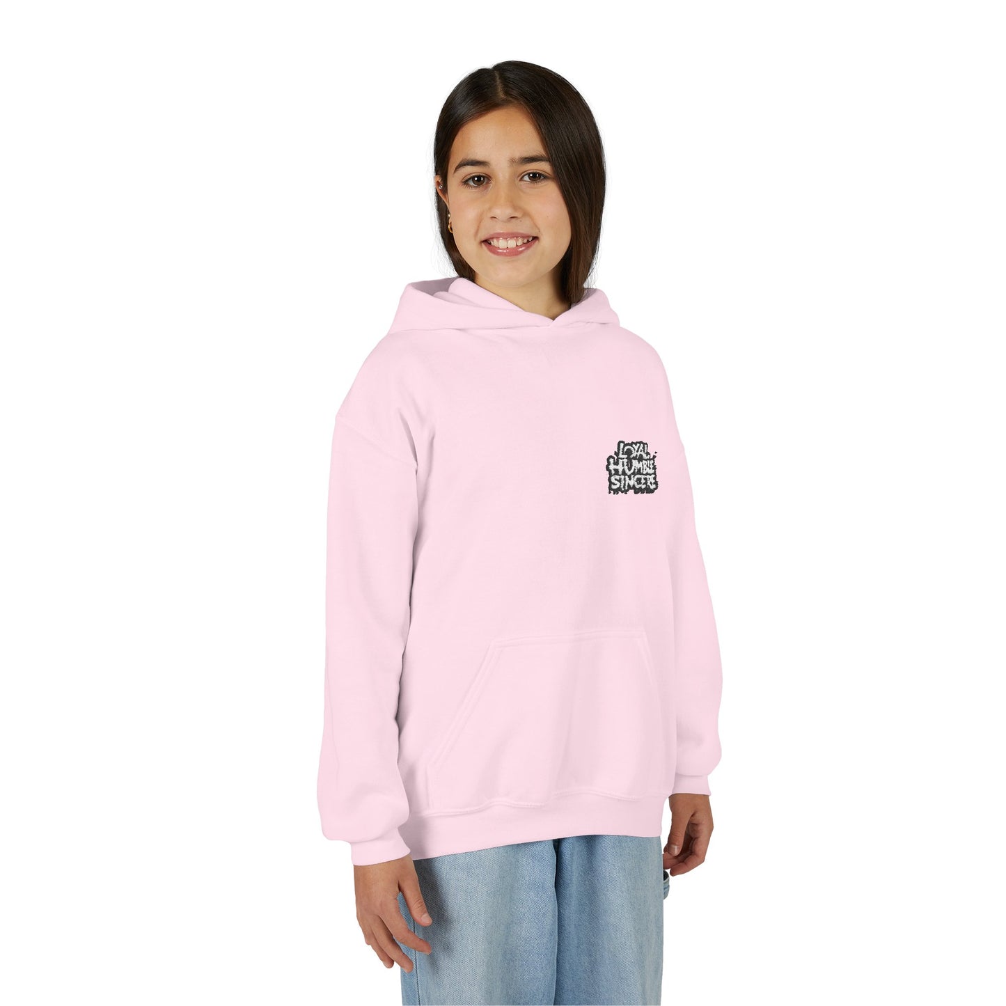 Youth Graphic Hoodie - Humble & Loyal Design, Teen Casual Wear and Gift Idea