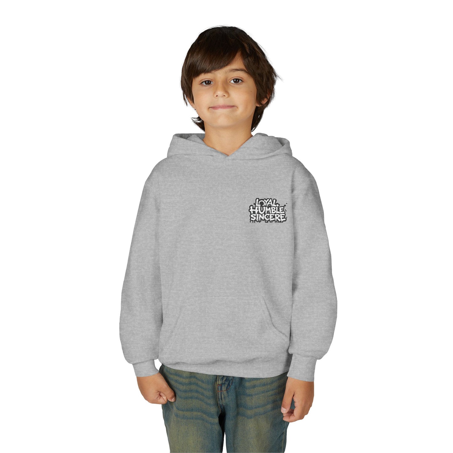 Youth Graphic Hoodie - Humble & Loyal Design, Teen Casual Wear and Gift Idea