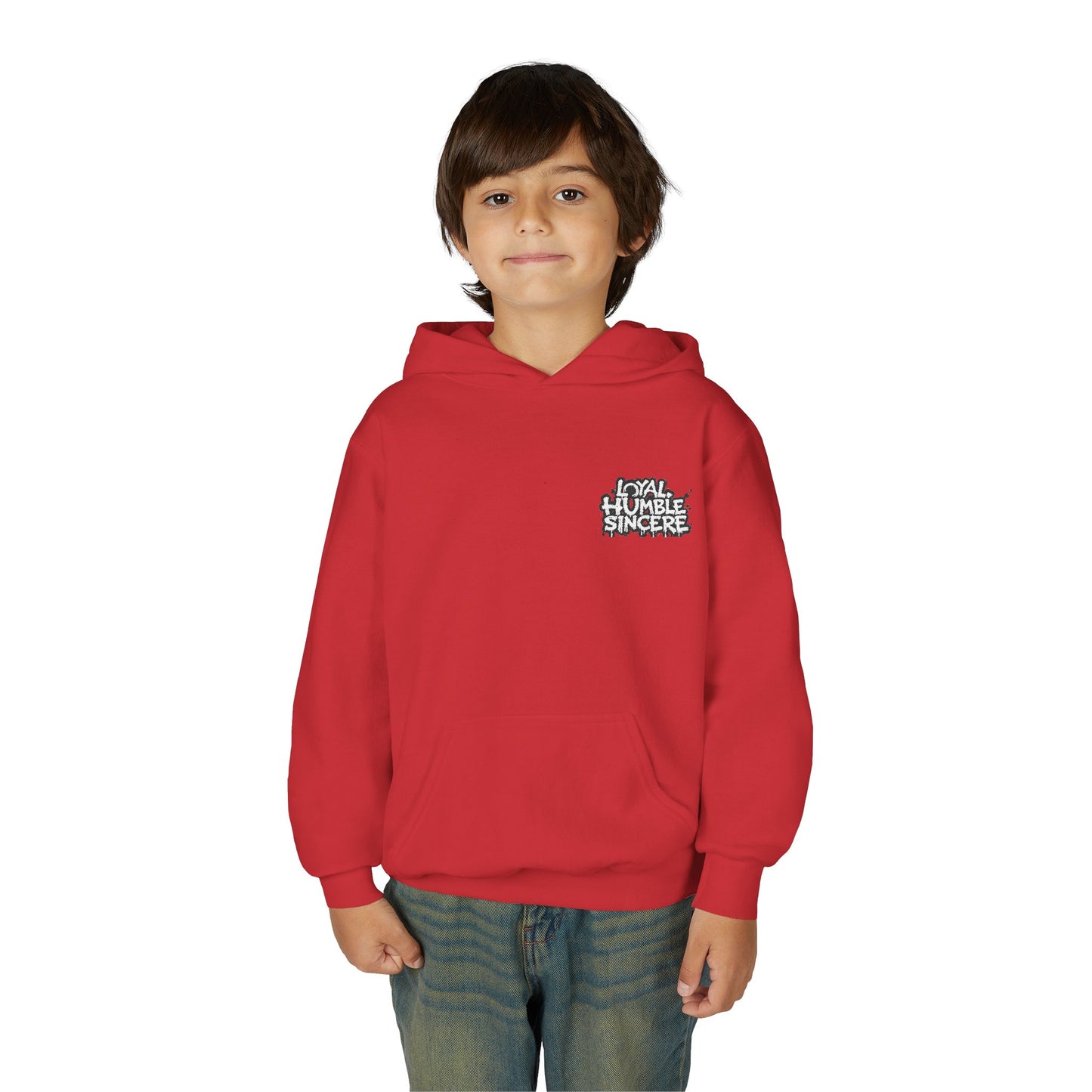 Youth Graphic Hoodie - Humble & Loyal Design, Teen Casual Wear and Gift Idea