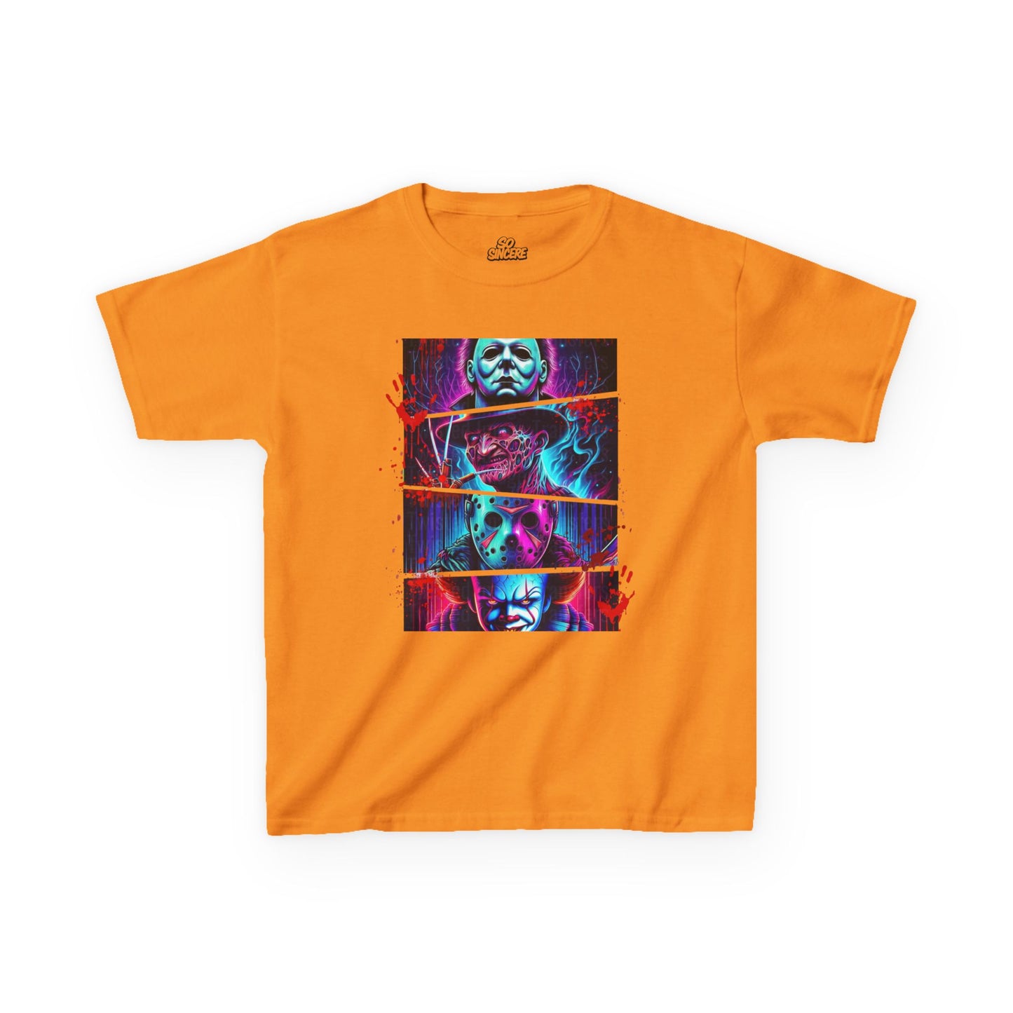 Kids Tee Michael Myers Freddy Jason It Halloween Shirt