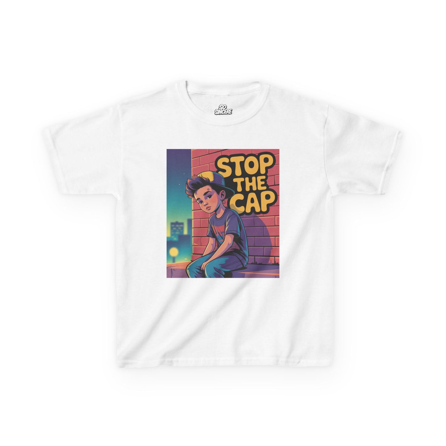Kids Graphic Tee - Stop the Cap