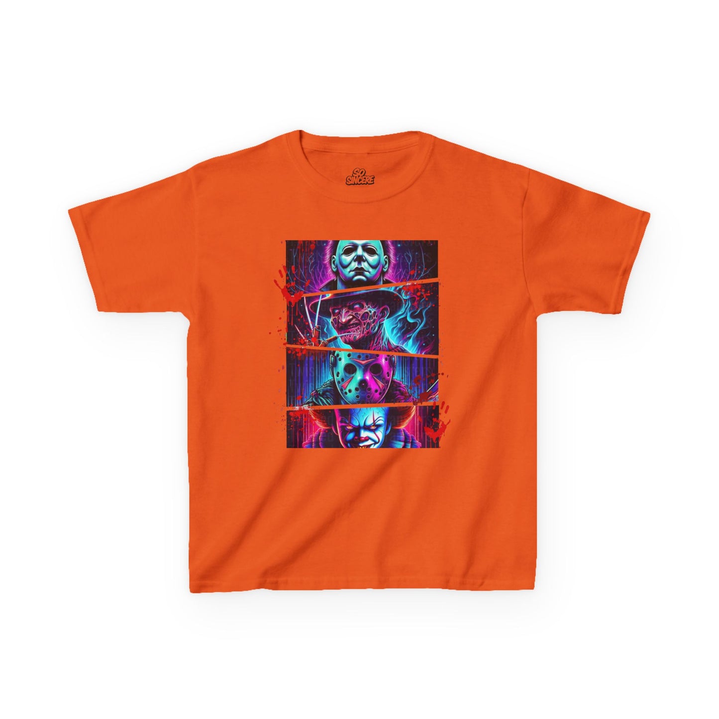 Kids Tee Michael Myers Freddy Jason It Halloween Shirt