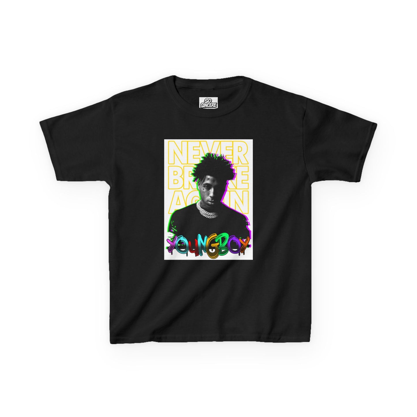 Never Broke Again Hip Hop Design Kids T-Shirt