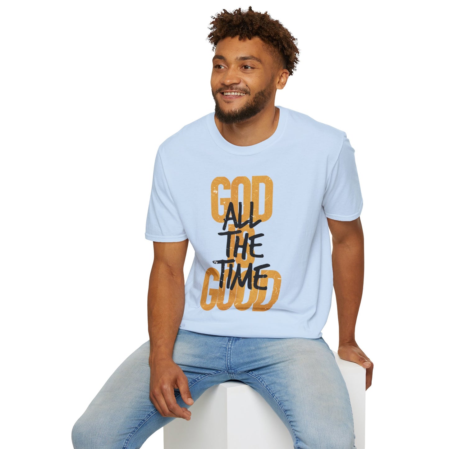 Inspirational Graphic T-Shirt - 'God is Good All the Time' Adult