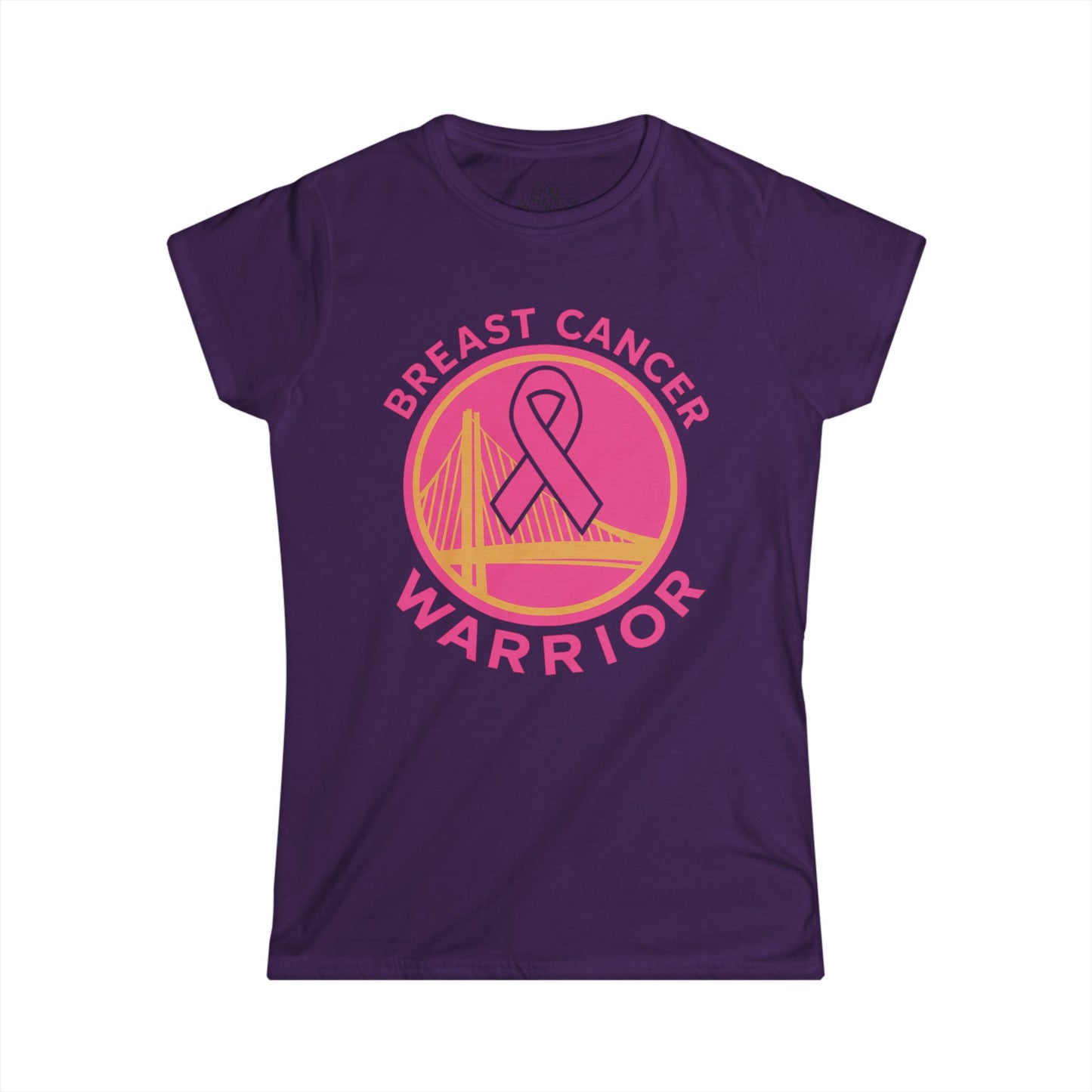Women's Breast Cancer Warriors T-Shirt (Golden State) Support