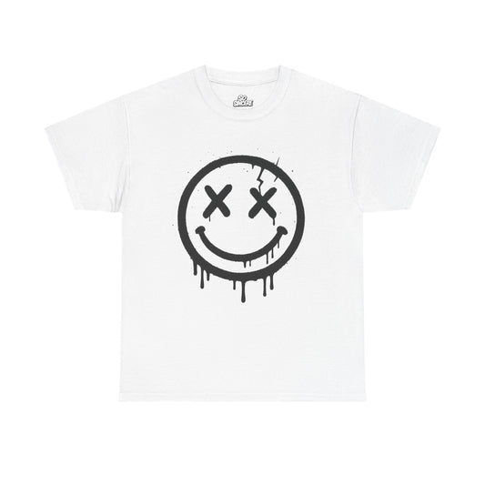 Smiley Face Unisex Heavy Cotton Tee