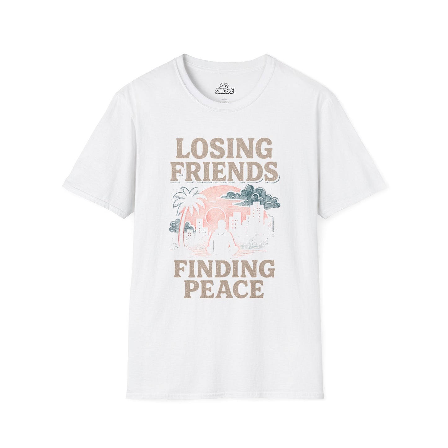 Finding Peace T-Shirt | Unisex Softstyle Tee for Mindful Souls