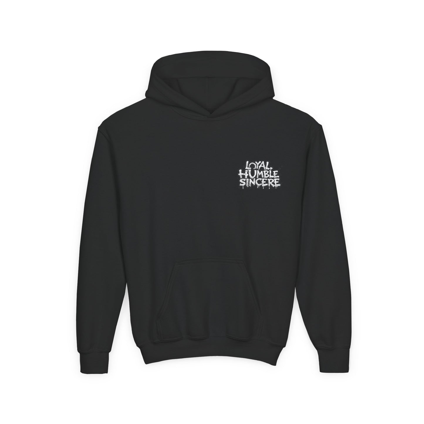 Youth Graphic Hoodie - Humble & Loyal Design, Teen Casual Wear and Gift Idea