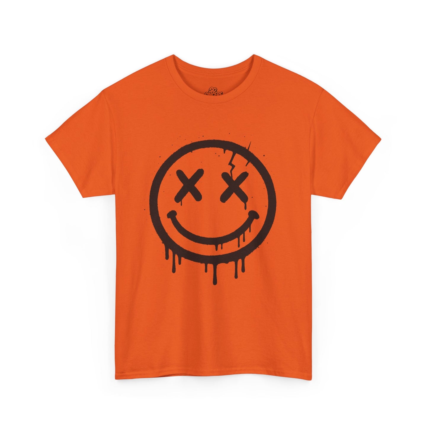 Smiley Face Unisex Heavy Cotton Tee