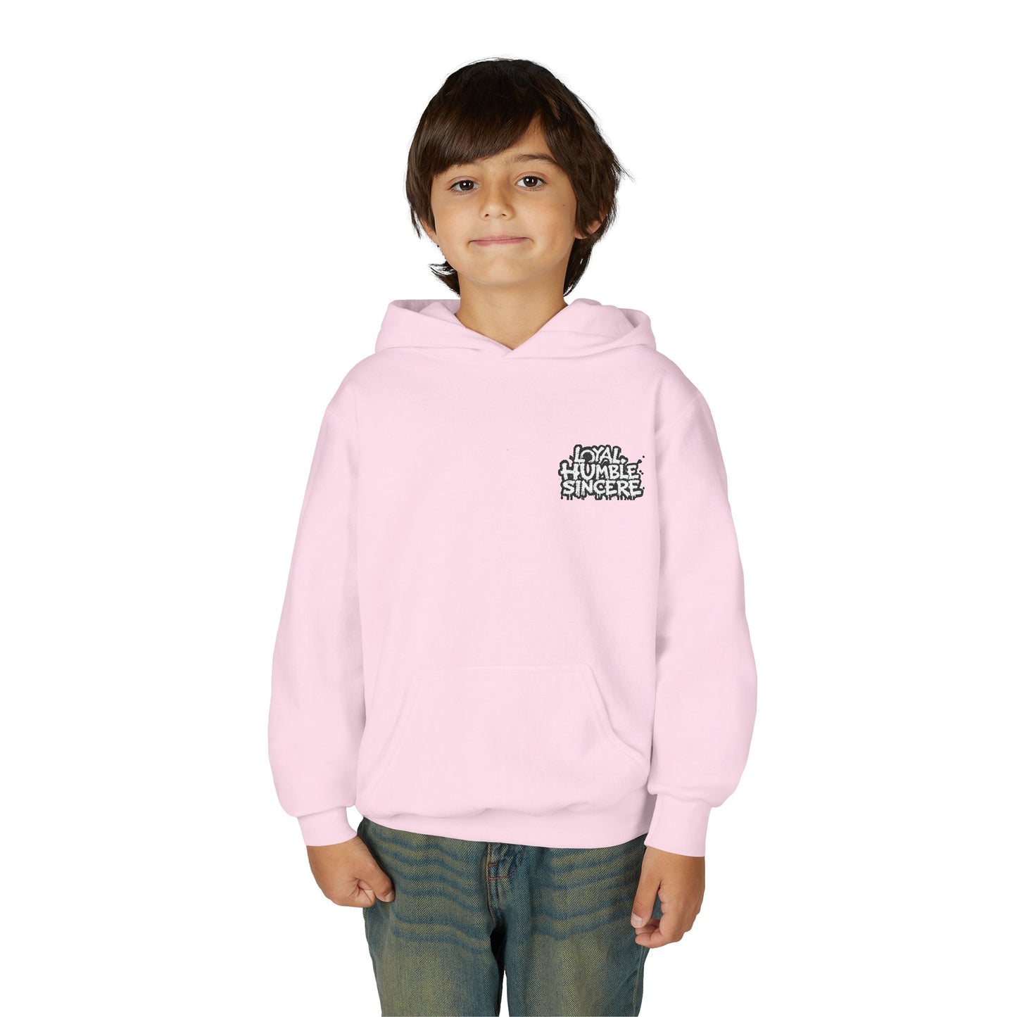 Youth Graphic Hoodie - Humble & Loyal Design, Teen Casual Wear and Gift Idea