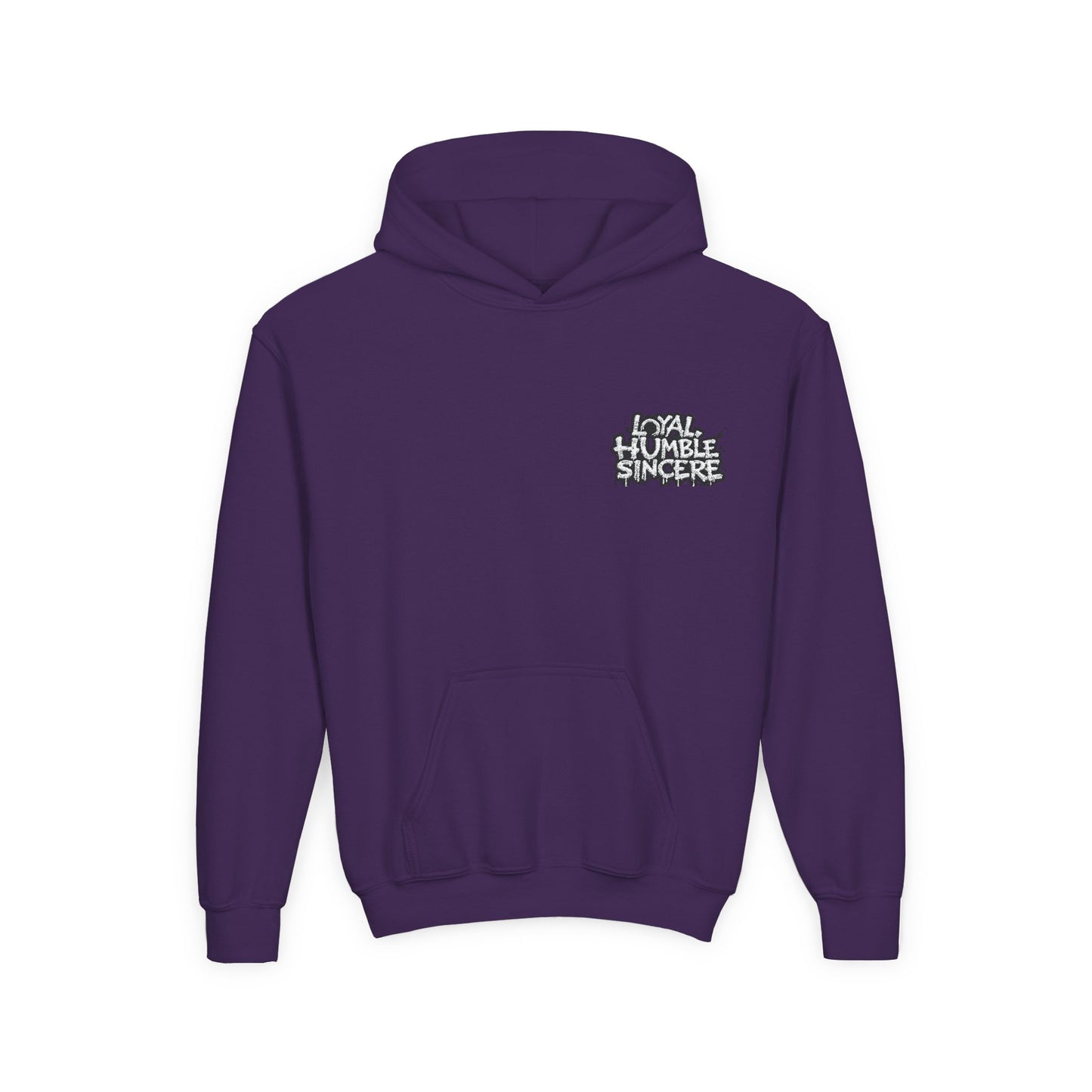 Youth Graphic Hoodie - Humble & Loyal Design, Teen Casual Wear and Gift Idea
