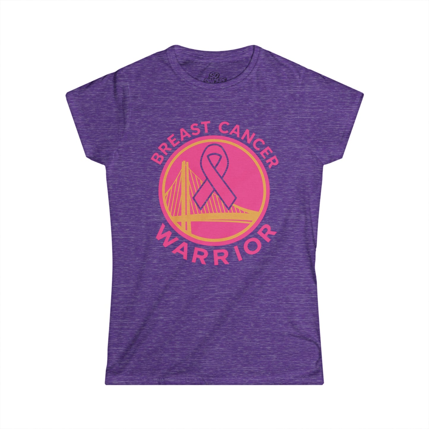 Women's Breast Cancer Warriors T-Shirt (Golden State) Support