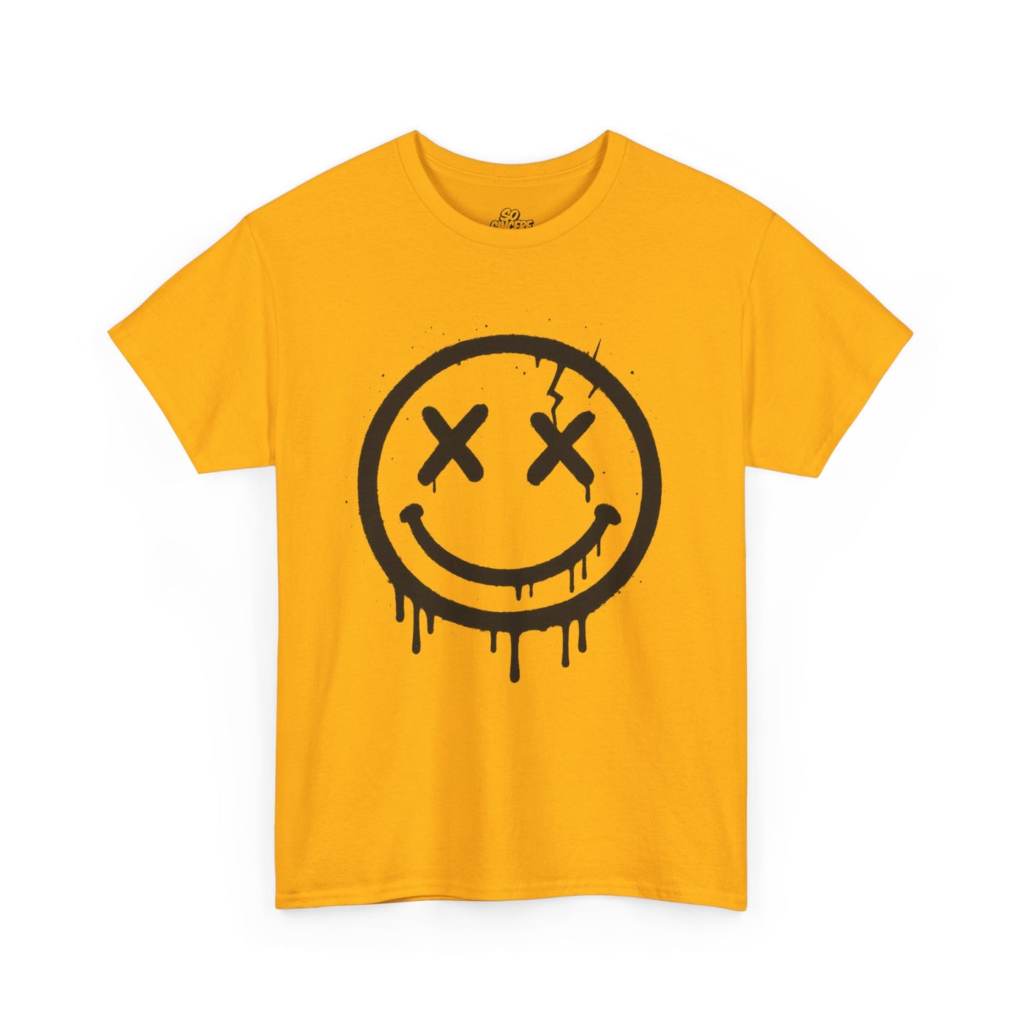 Smiley Face Unisex Heavy Cotton Tee