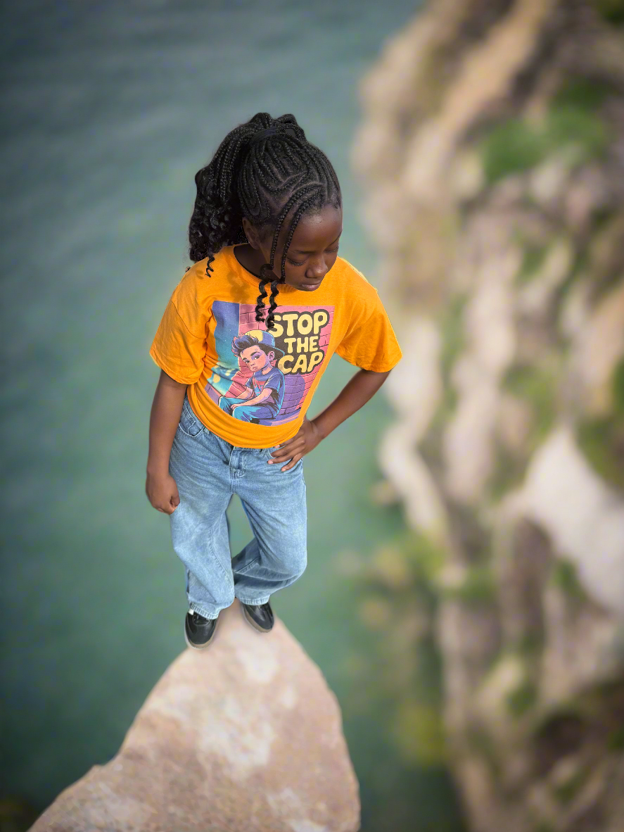 Kids Graphic Tee - Stop the Cap
