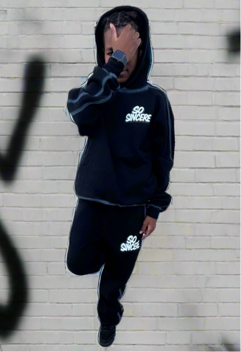 Sunfaded Edge Fleece Hoodie~So Sincere