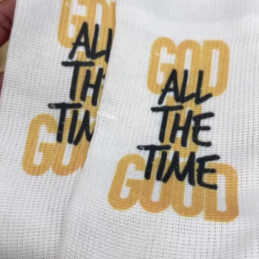 Inspirational God Is Good Socks
